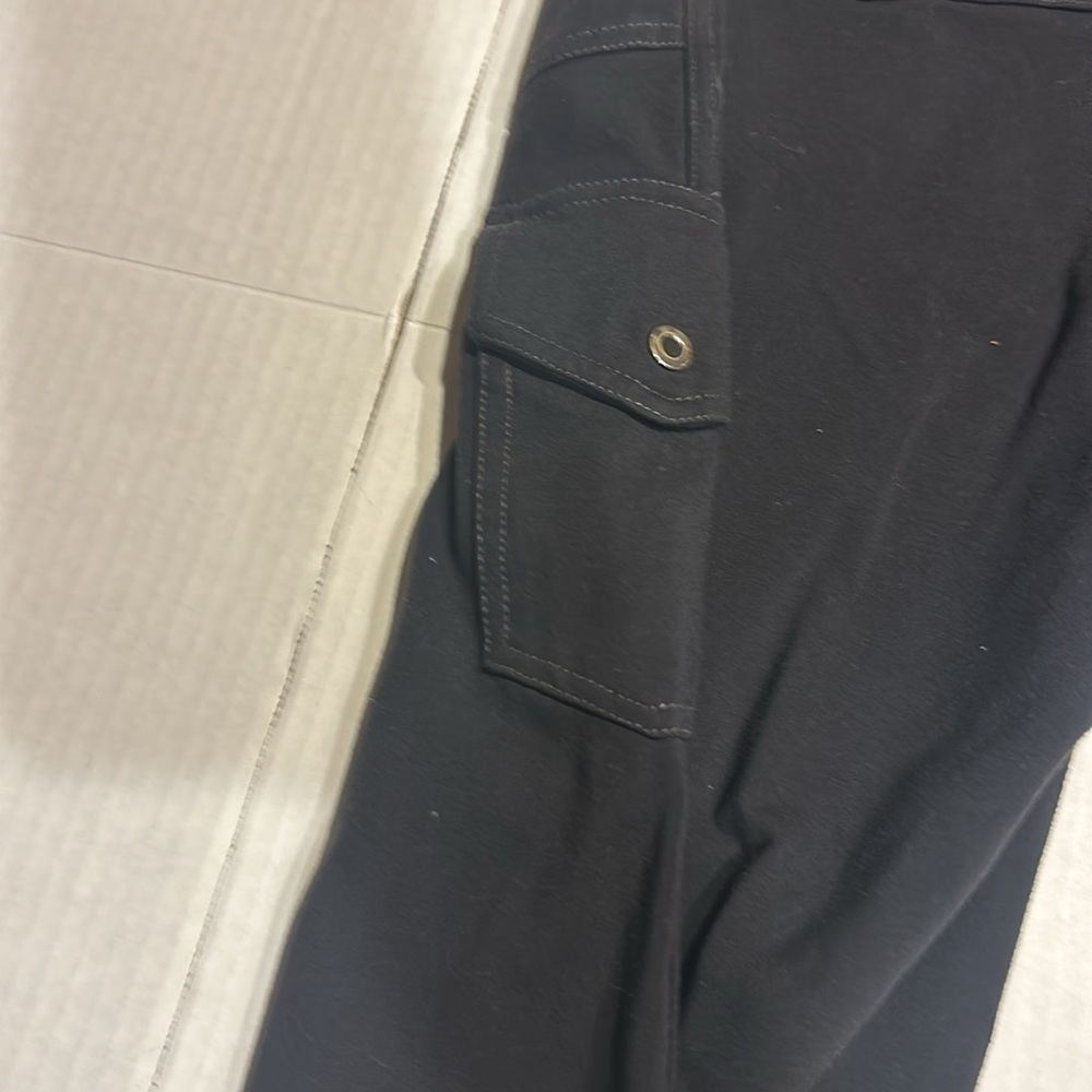 KUHL black straight leg pants with pull strings & front and back pockets unisex - Picture 11 of 13